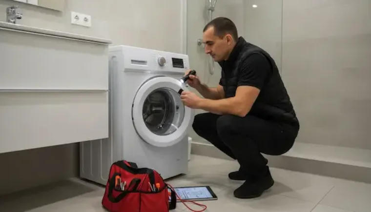 Осмотр стиральной машины